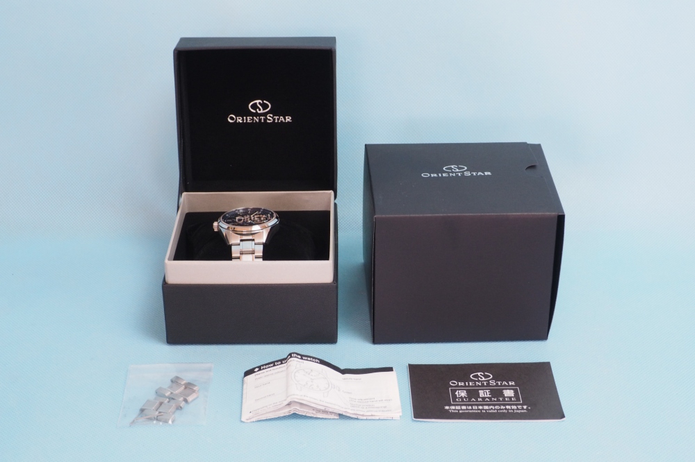 ORIENT 腕時計 ORIENTSTAR オリエントスター モダンスケルトン 機械式 自動巻き (手巻き付き) ネイビー WZ0191DK メンズ、買取のイメージ
