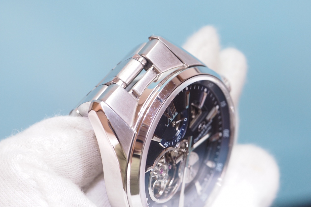ORIENT 腕時計 ORIENTSTAR オリエントスター モダンスケルトン 機械式 自動巻き (手巻き付き) ネイビー WZ0191DK メンズ、その他画像３