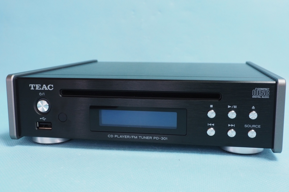 ティアック CDプレーヤー/FMチューナー (ブラック) PD-301-B、その他画像２