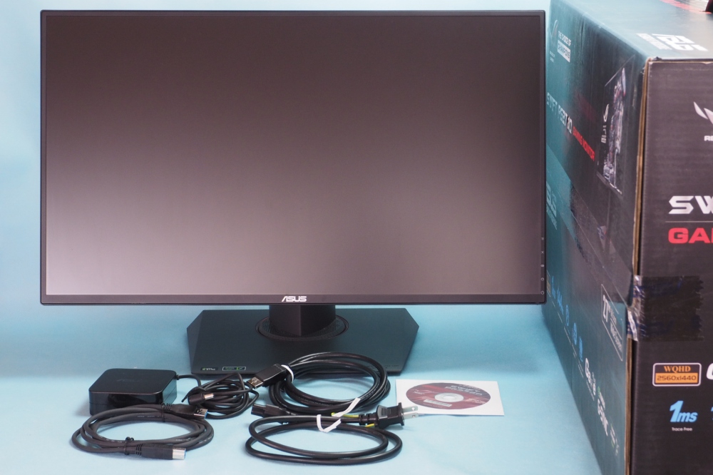 ニコニコ宅配買取｜ASUS Gamingモニター 27型WQHDディスプレイ フリッカーフリー 応答速度1ms 144Hz 2,560×