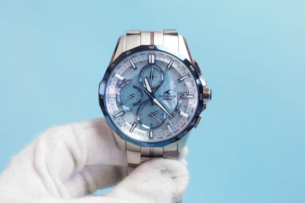 CASIO 腕時計 OCEANUS Manta 世界6局対応電波ソーラー時計 OCW-S3000P-2AJF メンズ、その他画像１