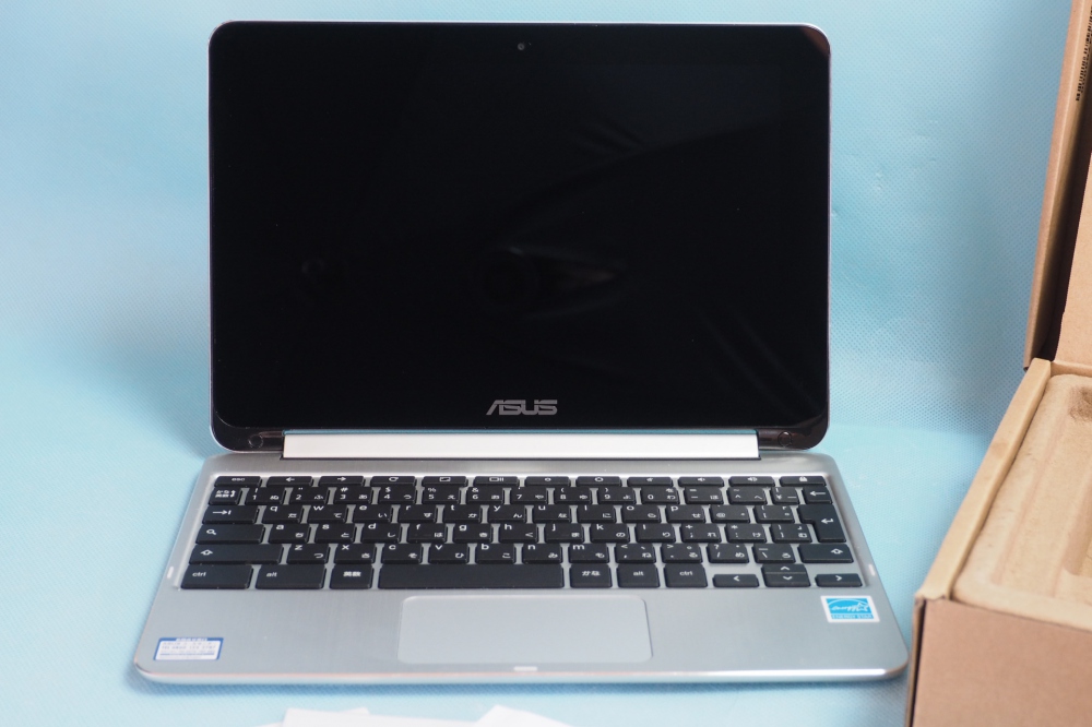 ASUS ノートパソコン Chromebook Flip C100PA-RK3288 タッチパネル/10.1インチ/シルバー、その他画像１
