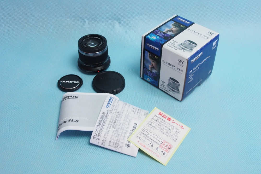 OLYMPUS 単焦点レンズ M.ZUIKO DIGITAL 45mm F1.8 ブラック、買取のイメージ