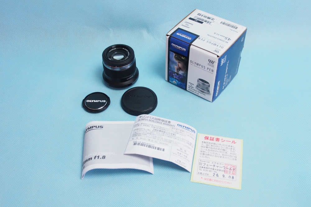 OLYMPUS 単焦点レンズ M.ZUIKO DIGITAL 45mm F1.8 ブラック、その他画像１