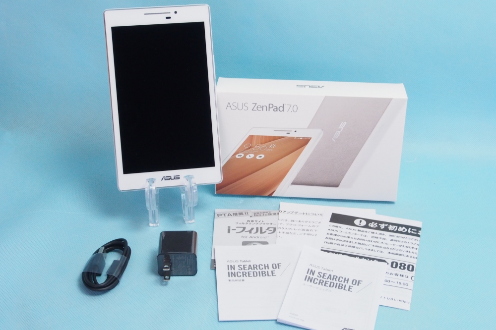 ASUS ZenPad7 TABLET シルバー Android 5.1 16G Z370KL-SL16、買取のイメージ