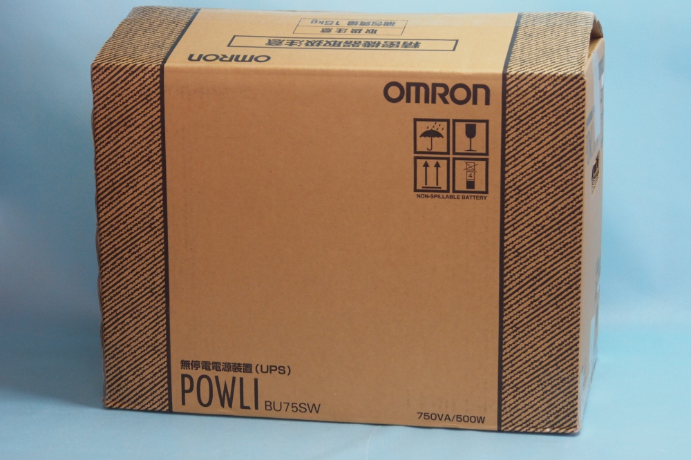 オムロン 無停電電源装置 常時インバータ給電 750VA/500W 縦置 BU75SW、買取のイメージ