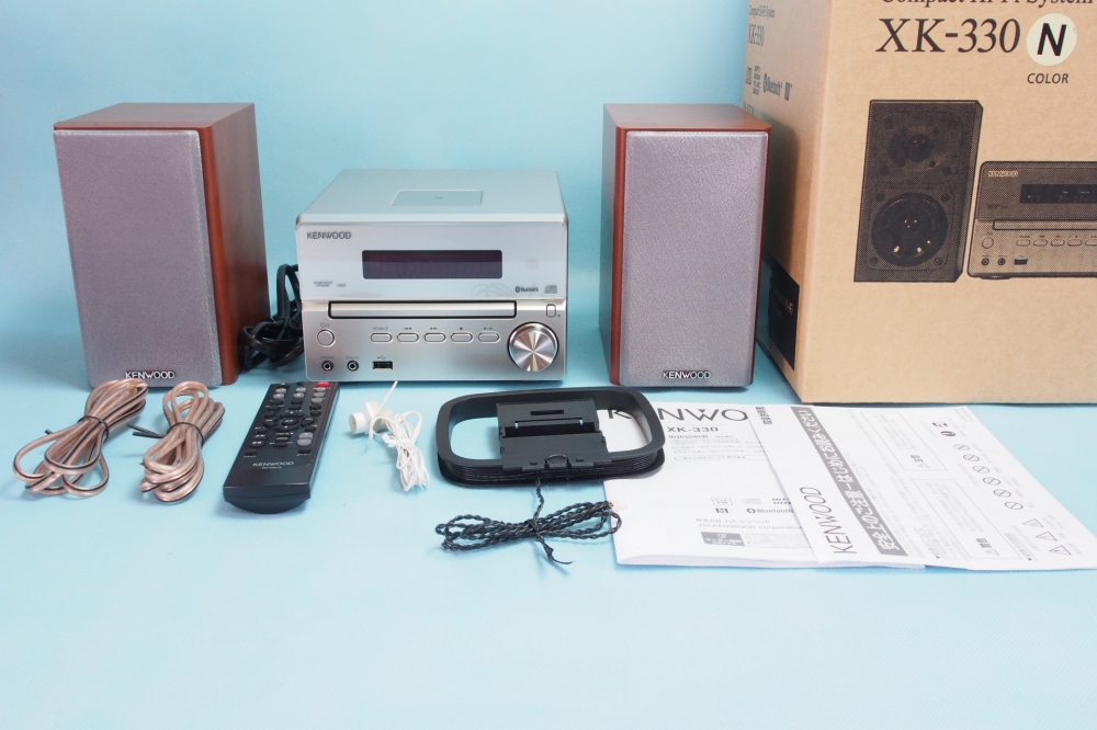 ニコニコ宅配買取｜ケンウッド Bluetooth搭載ハイレゾ対応ミニコンポ（ゴールド）KENWOOD Compact Hi-Fi System XK-330  XK-330-N、11,500円、買取実績