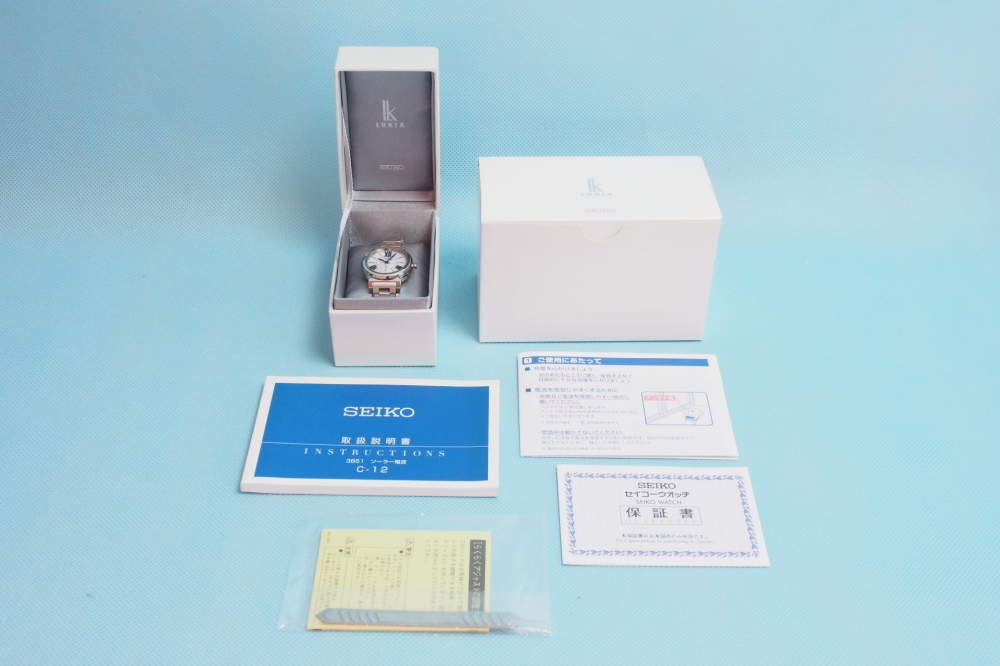SEIKO 腕時計 LUKIA ルキア 電波ソーラー 2011秋冬NEWモデル SSVE065 レディース、買取のイメージ