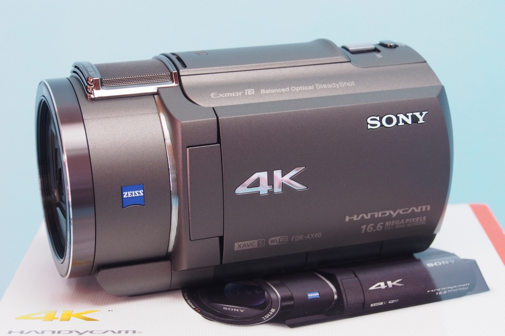 SONY 4Kビデオカメラ Handycam FDR-AX40 ブロンズブラウン 光学20倍 FDR-AX40-TI、その他画像１