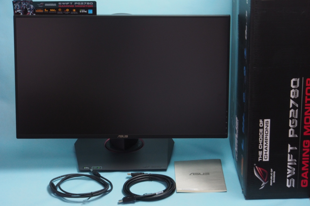 ASUS Gamingモニター 27型WQHDディスプレイ フリッカーフリー 2,560×1,440 昇降・ピボット機能 スリムベゼル PG278Q、買取のイメージ