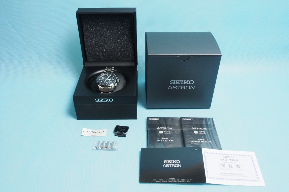 ASTRON 腕時計 ソーラーGPS衛星電波修正 サファイアガラ 10気圧防水 SBXB045 メンズ、買取のイメージ