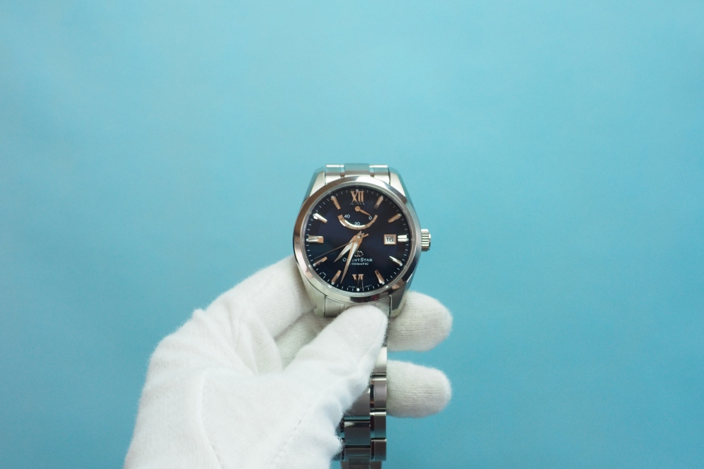ORIENT 腕時計 ORIENTSTAR オリエントスター スタンダード 機械式 自動巻(手巻付) ネイビー WZ0021AF メンズ、その他画像１
