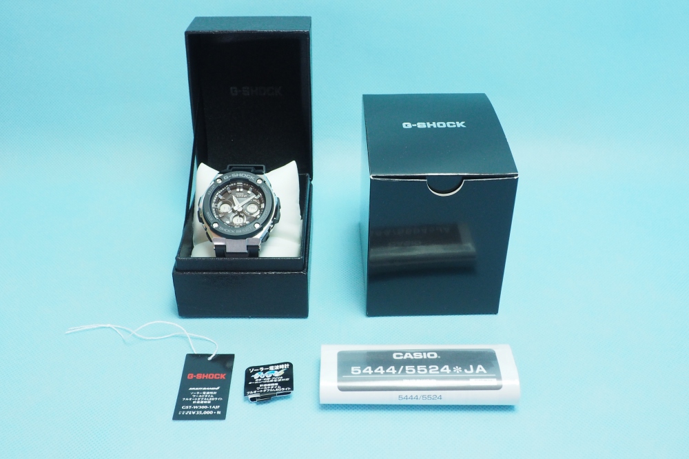 CASIO 腕時計 G-SHOCK ジーショック Gスチール 電波ソーラー GST-W300-1AJF メンズ、買取のイメージ