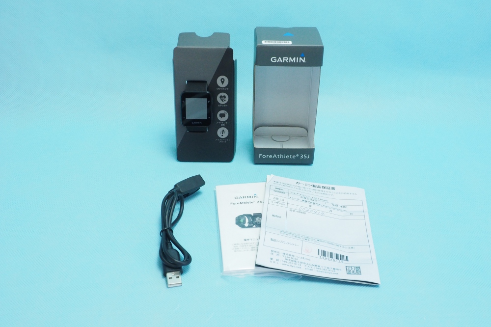 GARMIN(ガーミン) ランニングウォッチ GPS 心拍計 ライフログ 50m防水 ForeAthlete 35J ブラック FA35J 168938、買取のイメージ