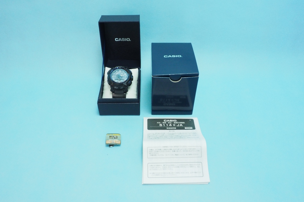 CASIO 腕時計 PROTREK プロトレック BLACK×BLUE SERIES タフソーラー 電波時計 MULTIBAND 6 PRW-5000Y-1JF メンズ、買取のイメージ