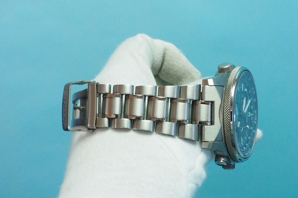 CITIZEN 腕時計 PROMASTER プロマスター SKYシリーズ Eco-Drive 電波時計 ダイレクトフライト ディスク式 ブルーインパルスモデル BY0080-65E メンズ、その他画像２