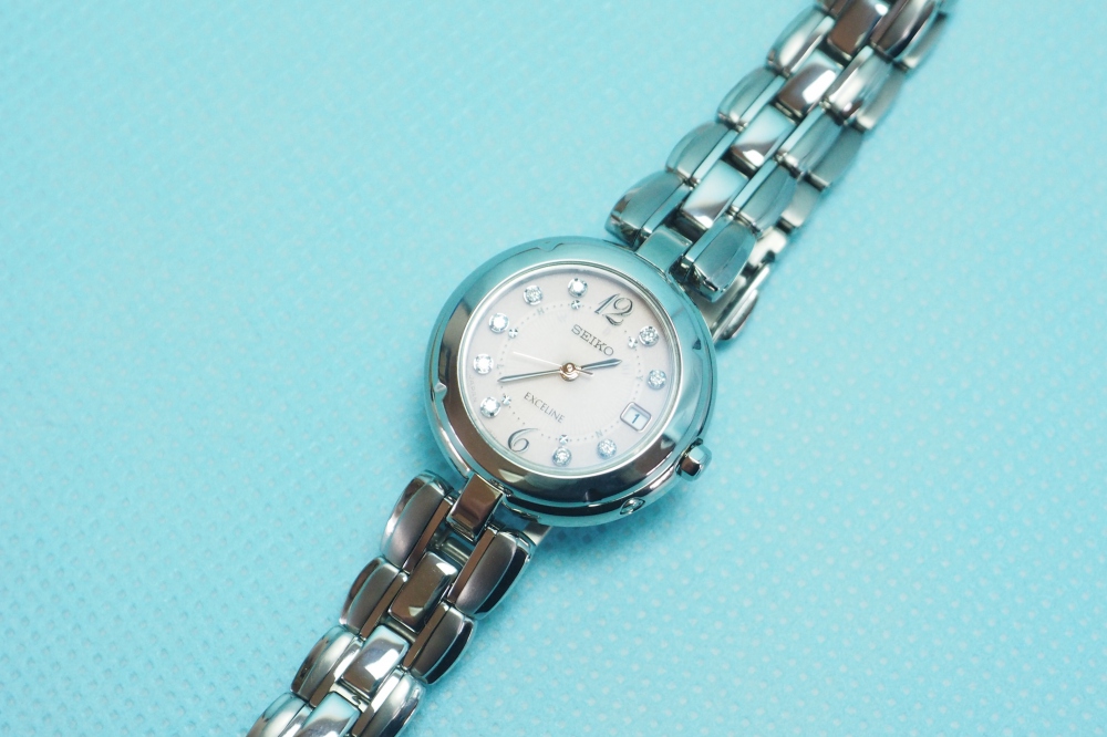 SEIKO 腕時計 EXCELINE エクセリーヌ チタンソーラー電波 SWCW123 レディース、その他画像１