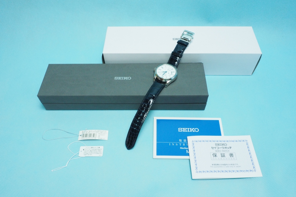 SEIKO 腕時計 PRESAGE プレサージュ 琺瑯ダイヤル メカニカル 自動巻 (手巻つき) カーブサファイアガラス 日常生活用強化防水 (10気圧) SARW011 メンズ、買取のイメージ