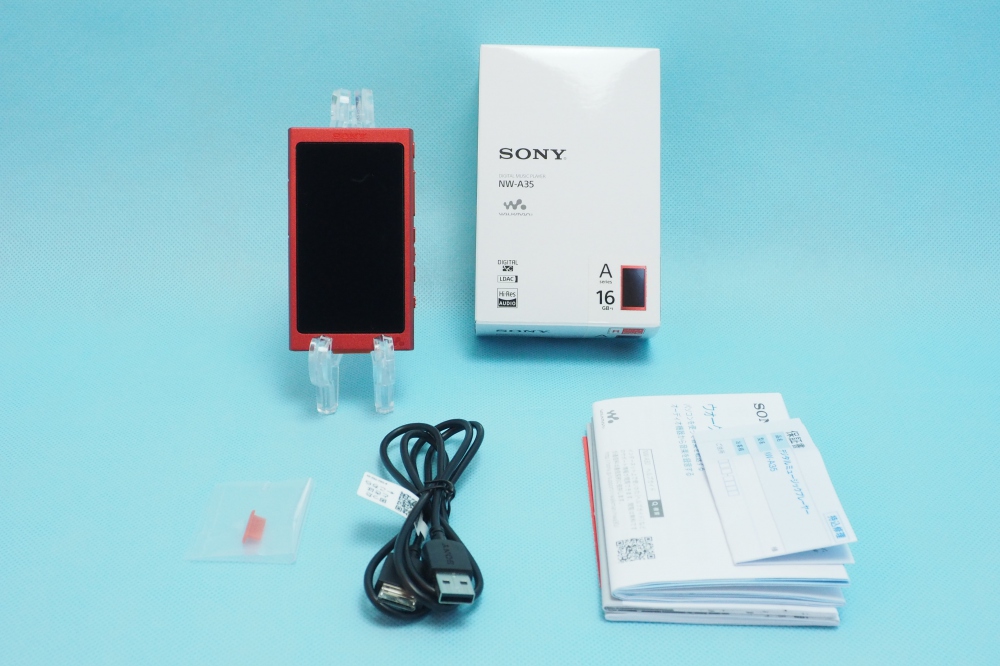 ソニー SONY ウォークマン Aシリーズ NW-A35 : 16GB ハイレゾ/Bluetooth/microSD対応 シナバーレッド NW-A35 R、買取のイメージ