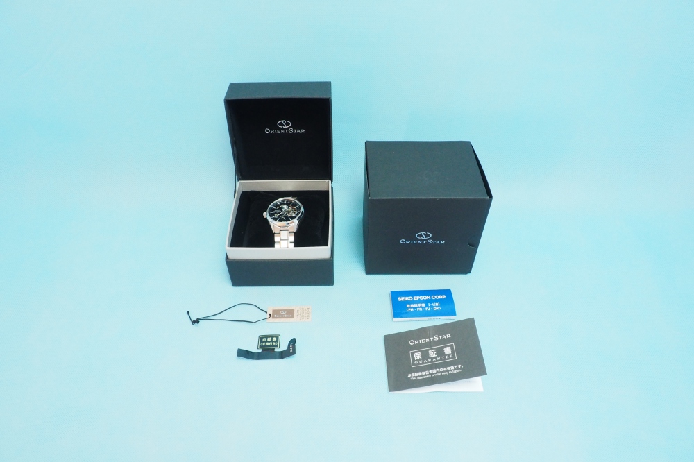 ORIENT 腕時計 ORIENTSTAR オリエントスター セミスケルトン 機械式 自動巻(手巻付) ブラック WZ0181DK メンズ、買取のイメージ