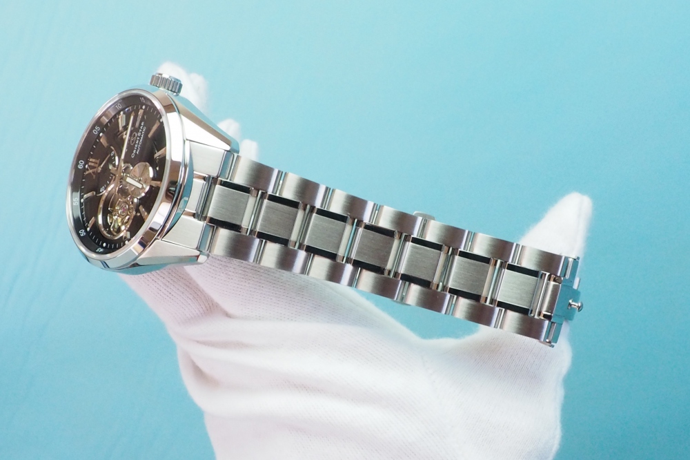 ORIENT 腕時計 ORIENTSTAR オリエントスター セミスケルトン 機械式 自動巻(手巻付) ブラック WZ0181DK メンズ、その他画像３