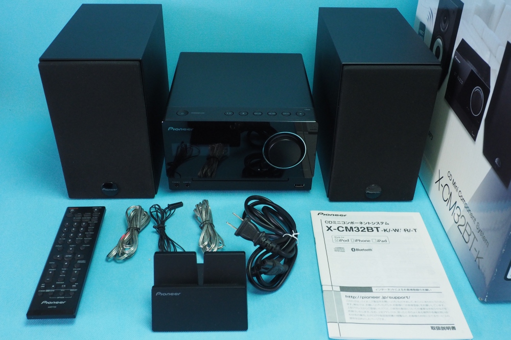 Pioneer CDミニコンポーネントシステム iPod/iPhone/iPad対応 Bluetooth機能搭載 ブラック X-CM32BT-K、買取のイメージ