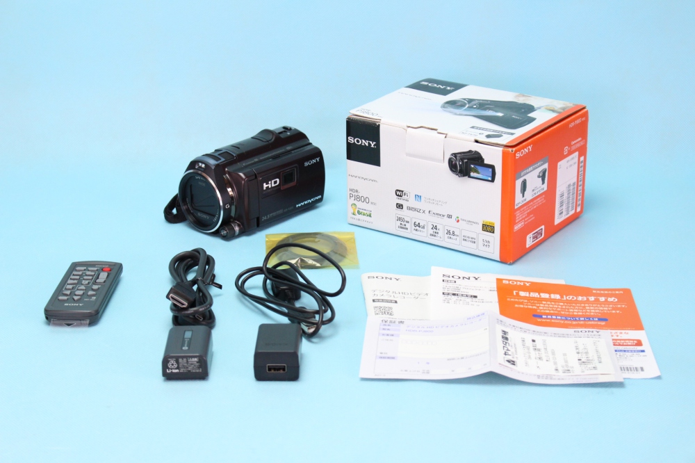 SONY ビデオカメラ Handycam PJ800 内蔵メモリ64GB ブラウン HDR-PJ800/T、買取のイメージ