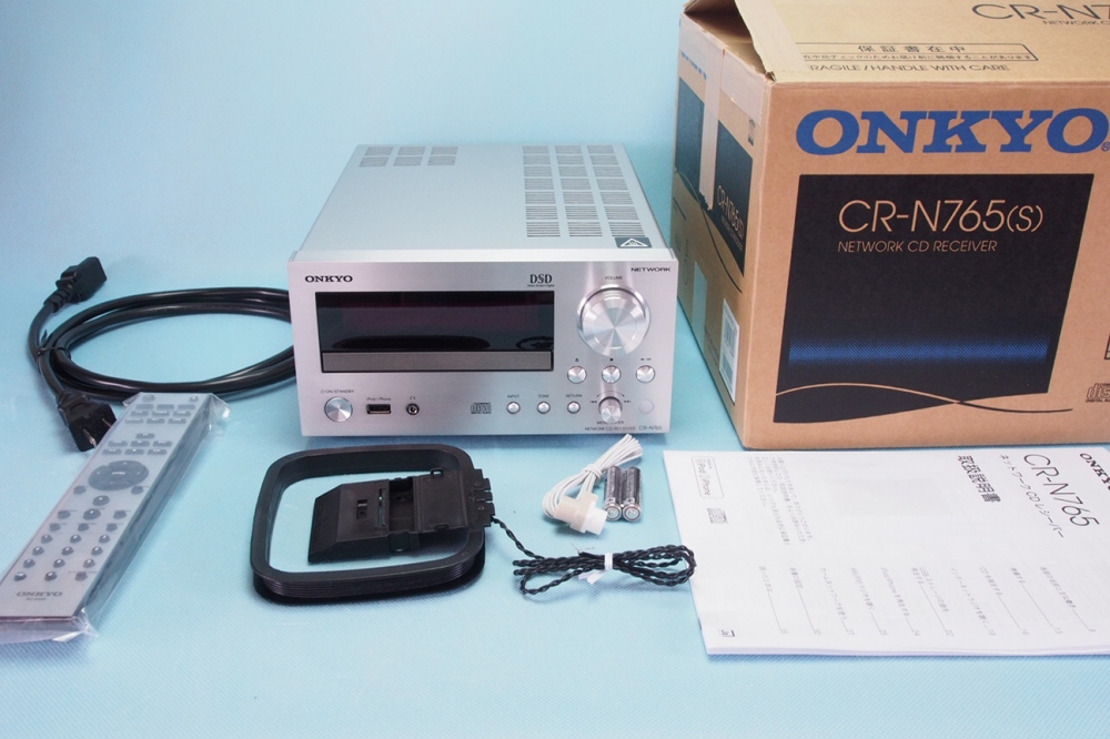 ニコニコ宅配買取｜ONKYO ネットワークCDレシーバー ハイレゾ音源対応 シルバー CR-N765(S)、22,000円、買取実績