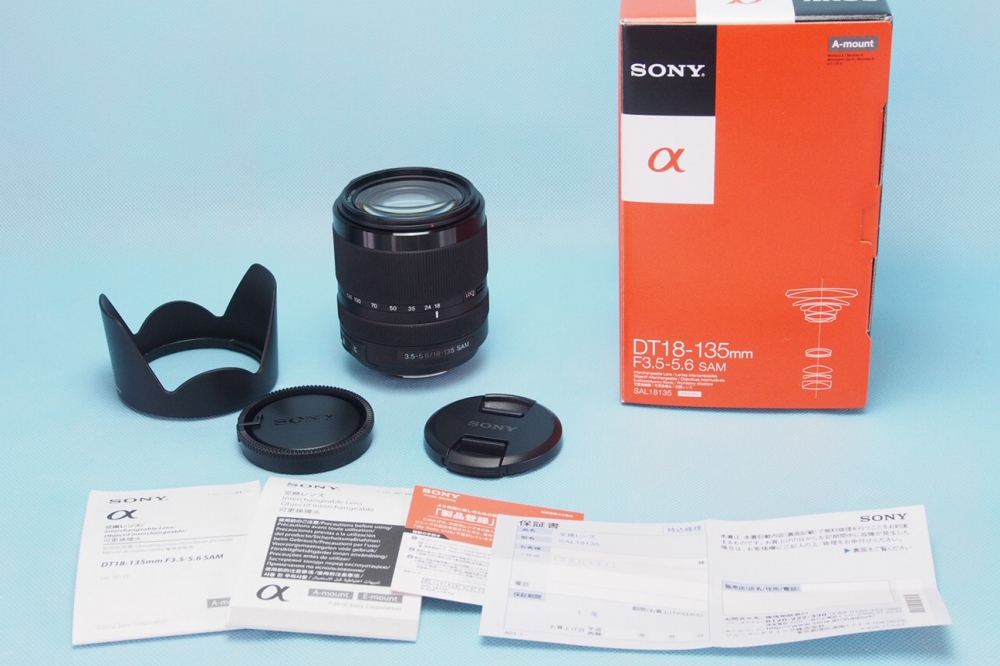 SONY DT 18-135mm F3.5-5.6 SA※ソニーAマウント用レンズ SAL18135、買取のイメージ