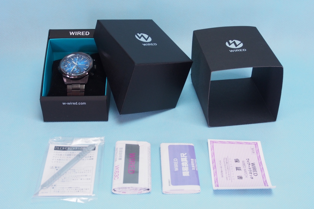 WIRED ワイアード 腕時計 THE BLUE - SKY 日常生活用強化防水 (10気圧) クオーツ AGAW421 メンズ、買取のイメージ