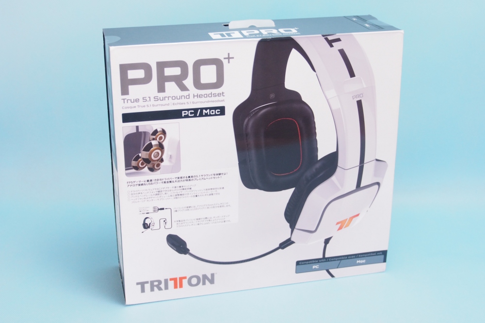 TRITON Pro+ PC True 5.1 Surround Headset Analog White (Windows/Mac) (MCP-PROP-WH)、買取のイメージ