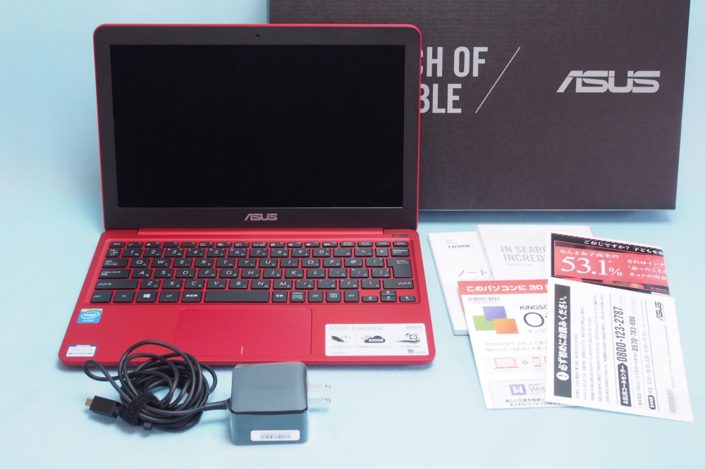 ASUS ノートブック X205TA  win8.1 11.6 Z3735F 2GB 64GB X205TA-B-RED、買取のイメージ