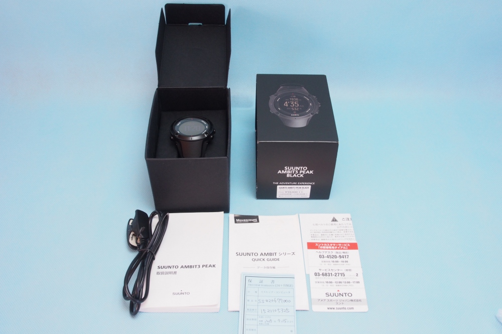 SUUNTO ランニング 登山用GPS AMBIT3 PEAK ブラック Bluetooth対応 【日本正規品】 SS020677000、買取のイメージ