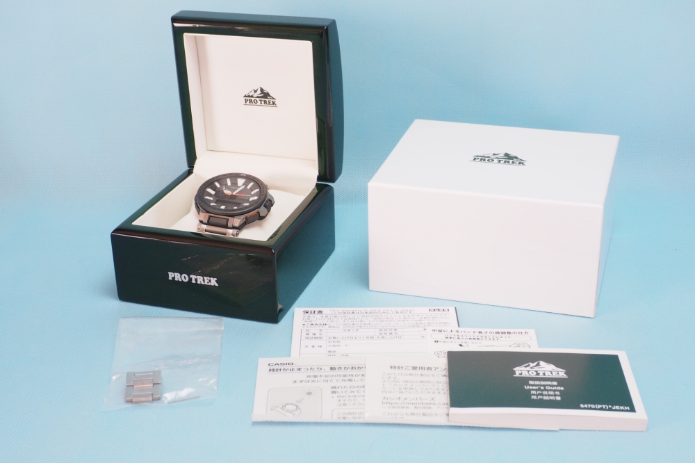 CASIO 腕時計 PROTREK MANASLU 世界6局対応電波ソーラー PRX-8000T-7AJF メンズ、買取のイメージ