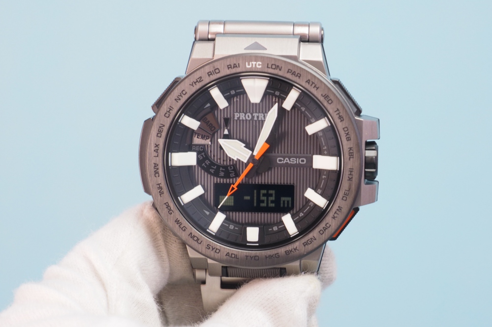 CASIO 腕時計 PROTREK MANASLU 世界6局対応電波ソーラー PRX-8000T-7AJF メンズ、その他画像１