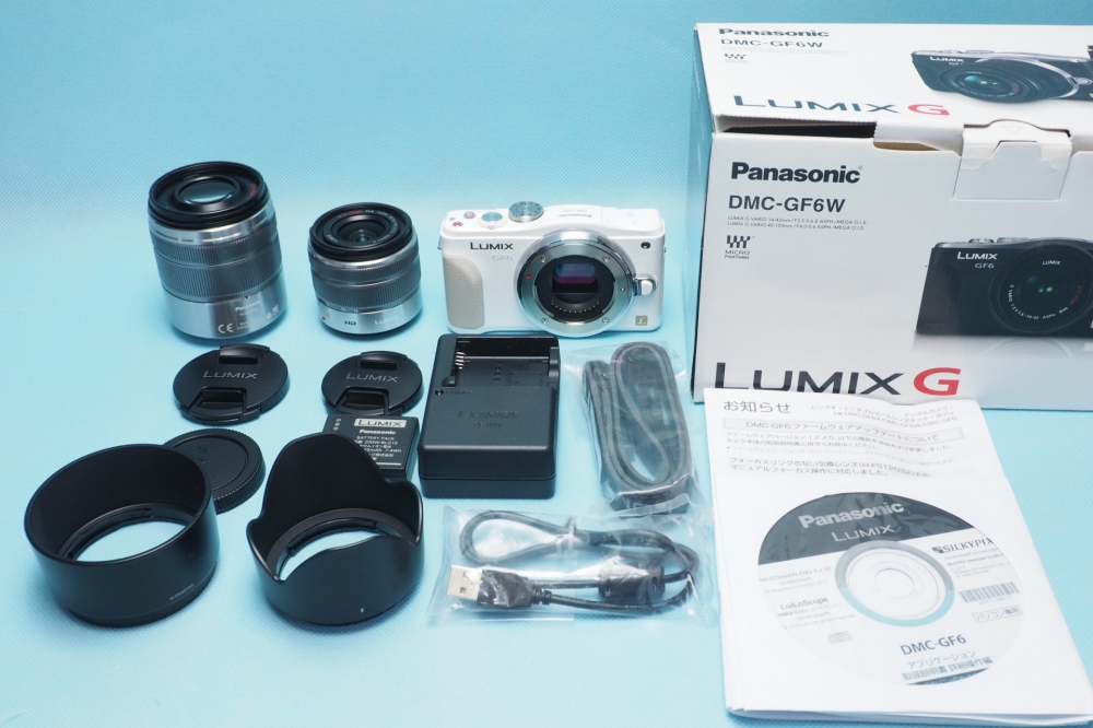 Panasonic ルミックス ミラーレス一眼カメラ GF6 ダブルズームレンズキット ホワイト DMC-GF6W-W、買取のイメージ