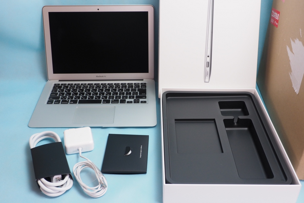 APPLE MacBook Air (1.6GHz Dual Core i5/13.3インチ/4GB/128GB/802.11ac/USB3/Thunderbolt2) MJVE2J/A 充放電回数6回、買取のイメージ
