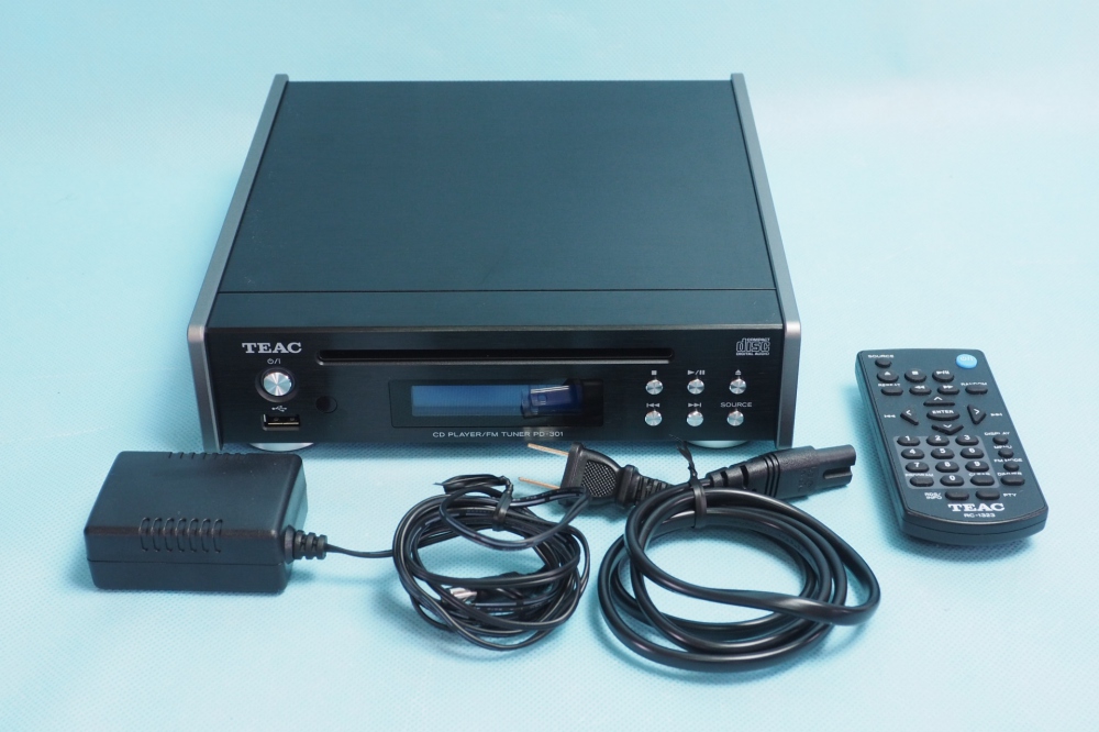 ティアック CDプレーヤー/FMチューナー (ブラック) PD-301-B、買取のイメージ