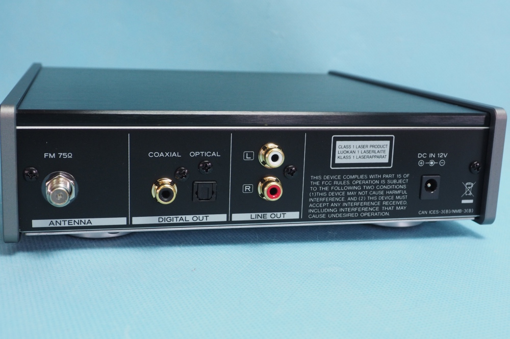 ティアック CDプレーヤー/FMチューナー (ブラック) PD-301-B、その他画像３