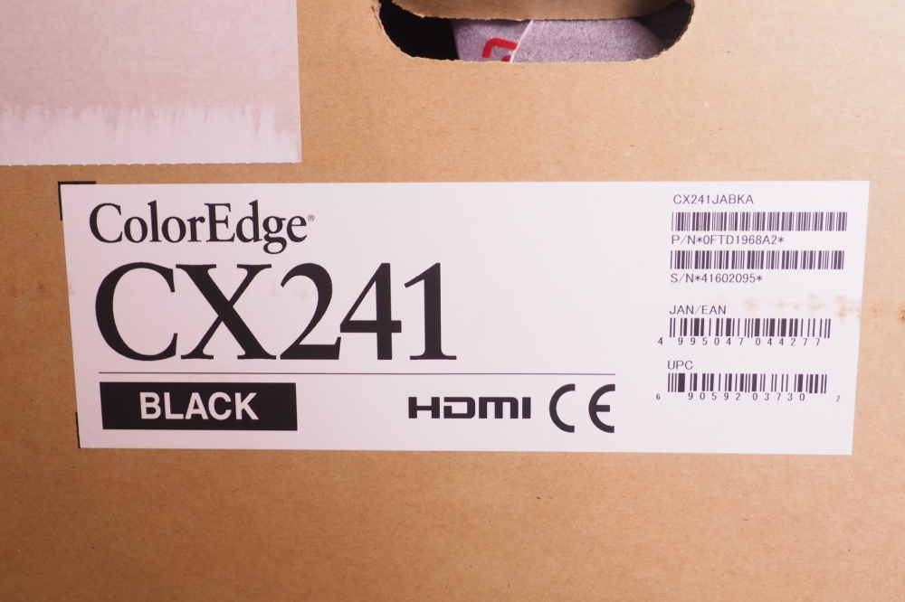 EIZO ColorEdge CX241 24.1インチLED液晶ディスプレイ ブラック + ColorNavigator License Pack、その他画像１