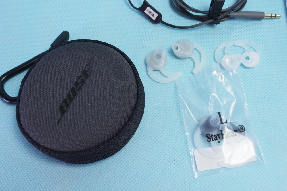 Bose SoundSport In-Ear Headphones チャコールブラック + 予備イヤーゴム、その他画像２
