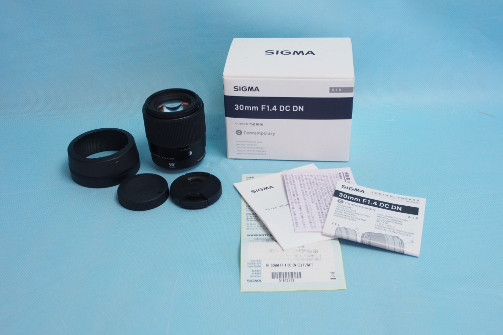 SIGMA 単焦点大口径標準レンズ Contemporary 30mm F1.4 DC DN マイクロフォーサーズ用 ミラーレス専用、買取のイメージ