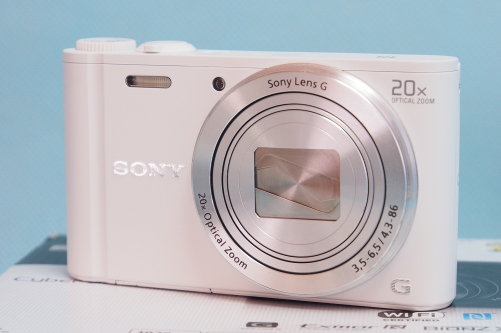 SONY デジタルカメラ Cyber-shot WX350 光学20倍 ホワイト DSC-WX350-W + 純正カメラケース、その他画像１
