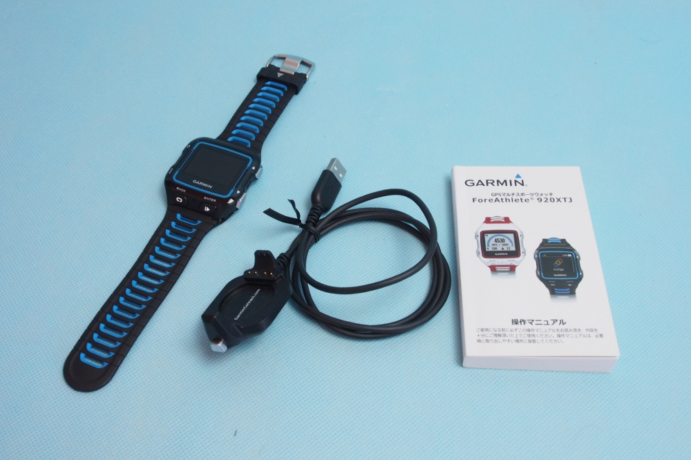 GARMIN(ガーミン) ランニングGPS ForeAthlete 920XTJ ブラック/ブルー 心拍計・Wi-Fi Bluetooth対応 、買取のイメージ