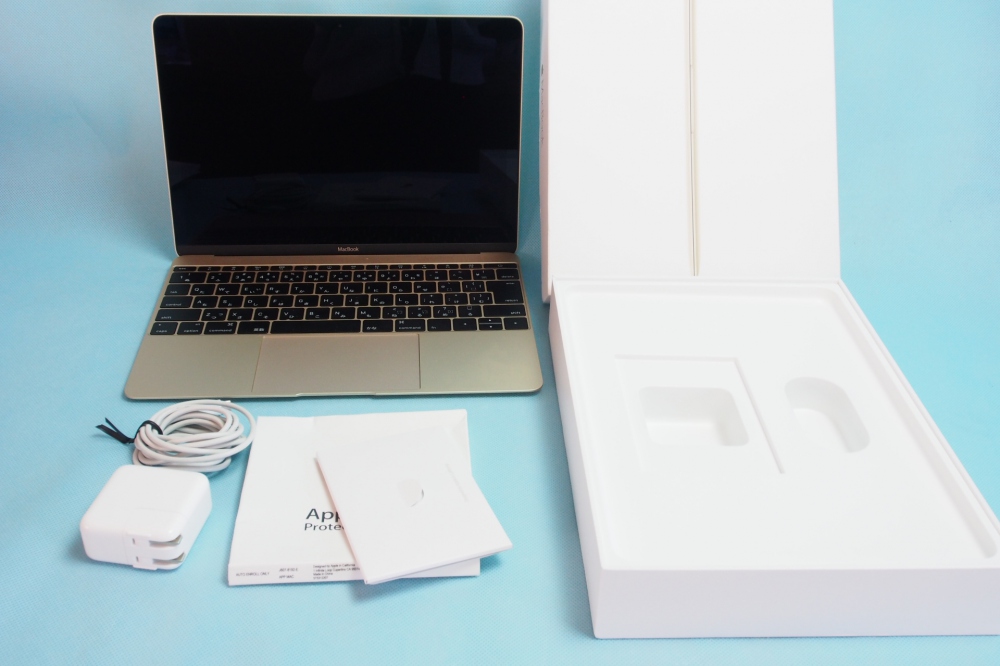 APPLE MacBook (1.1GHzデュアルコア Intel CoreMプロセッサ/12型/8GB/256GB/USB-C/ゴールド) MK4M2J/A 充放電回数6回、買取のイメージ