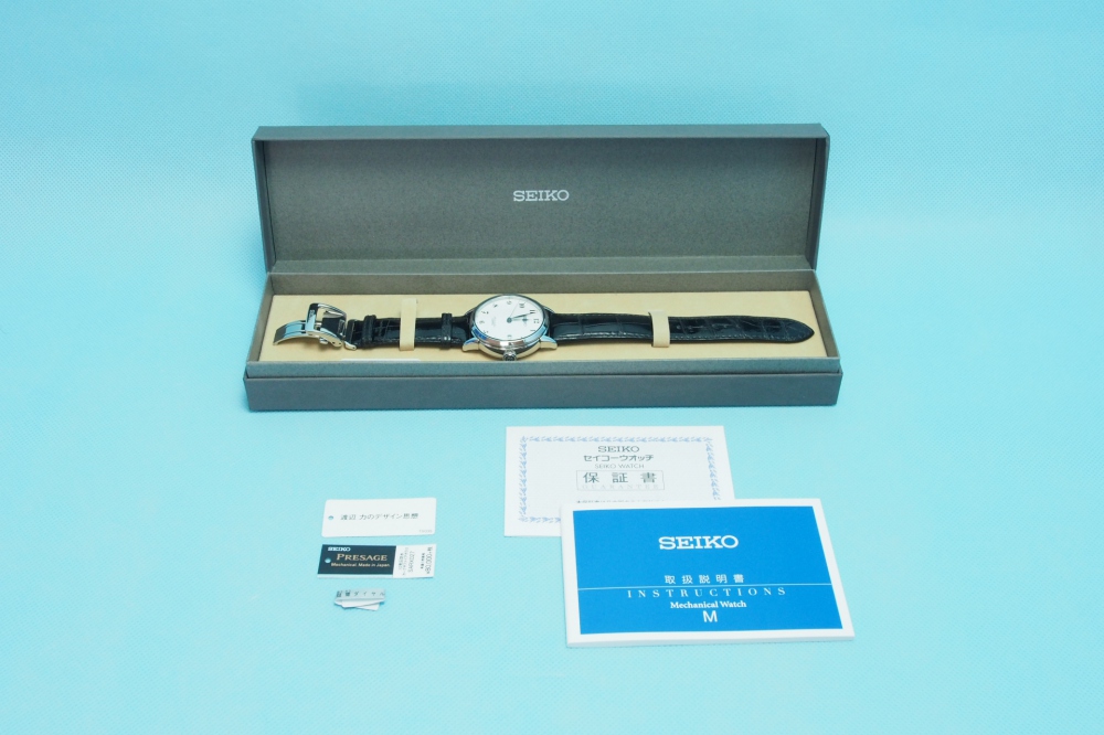 SEIKO PRESAGE 腕時計 琺瑯ダイヤル メカニカル 自動巻(手巻つき) カーブサファイアガラス 日常生活用強化防水(10気圧) SARX027 メンズ、買取のイメージ