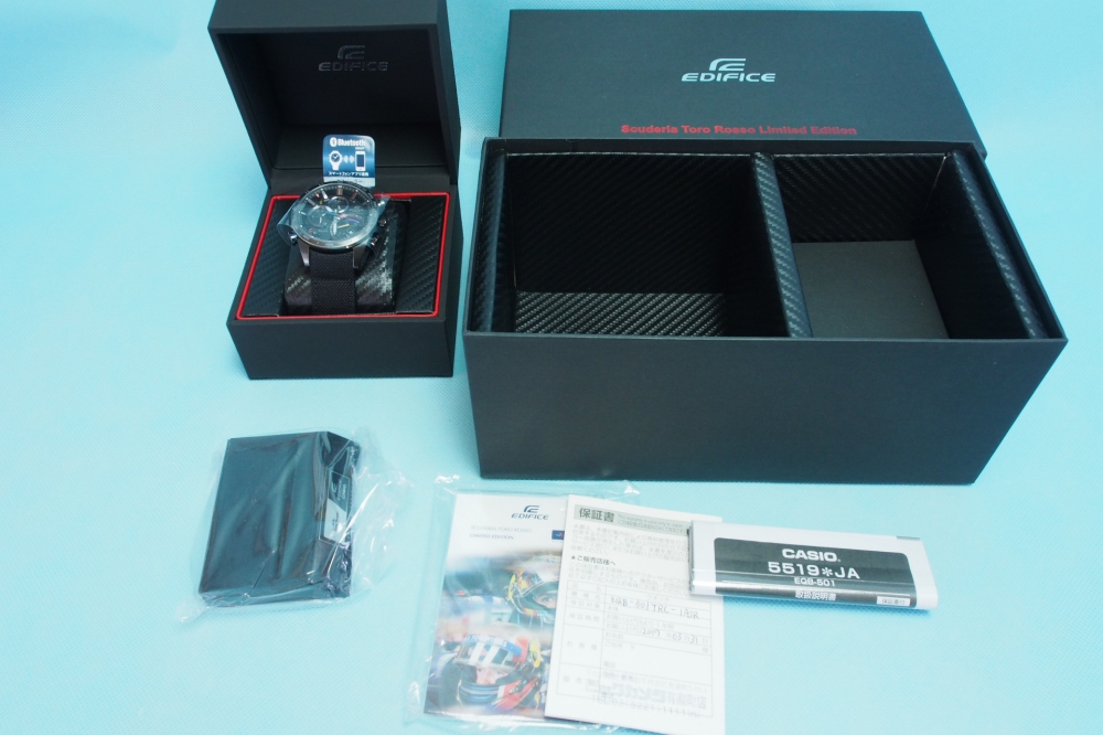 CASIO エディフィス TIME TRAVELLER スマートフォンリンクモデル Scuderia Toro Rosso Limited Edition EQB-501TRC-1AJR、その他画像１