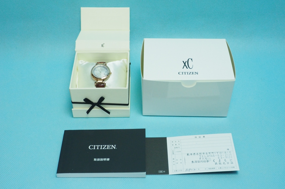 CITIZEN 腕時計 xC クロスシー エコ・ドライブ電波時計 ティタニアライン ハッピーフライトシリーズ EC1112-06A レディース、買取のイメージ