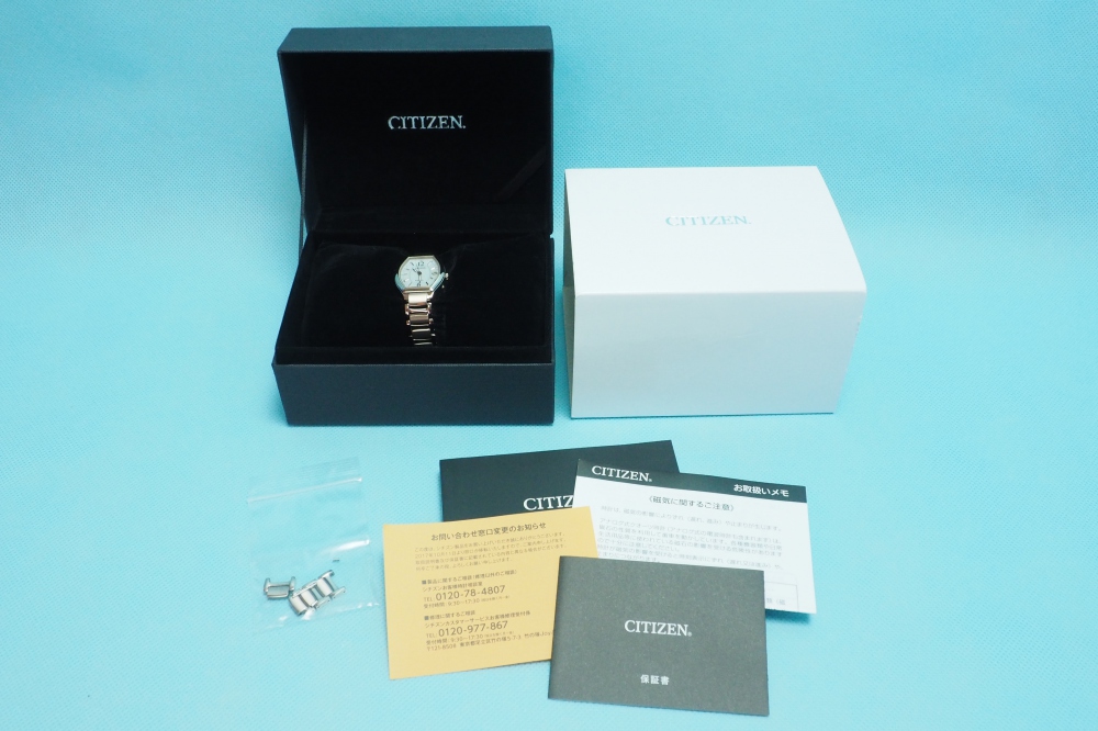 CITIZEN 腕時計 EXCEED エクシード エコ・ドライブ電波時計 ティタニアライン ハッピーフライトシリーズ ES9344-54W レディース、買取のイメージ