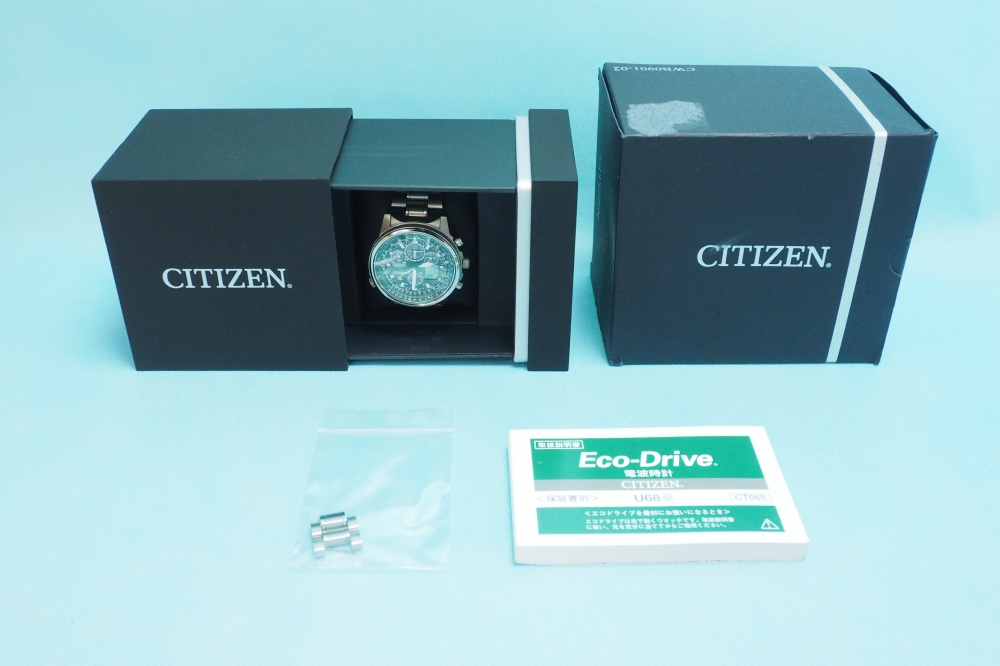 CITIZEN 腕時計 PROMASTER プロマスター Eco-Drive エコ・ドライブ 電波時計 クロノグラフ PMV65-2271 メンズ、買取のイメージ